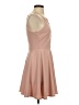 City Studio Solid Tan Cocktail Dress Size 5 - photo 4
