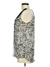 Wrapper 100% Polyester Silver Sleeveless Blouse Size M - photo 5