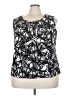 Kasper Black Sleeveless Blouse Size 3X - photo 1