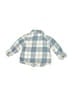 Cloud Island Plaid Blue Long Sleeve Button-Down Shirt Size 6-9 mo - photo 2