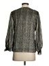 Vince Camuto Metallic Gray Long Sleeve Blouse Size S - photo 2