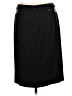 Worth Solid Black Wool Skirt Size 10 - photo 2