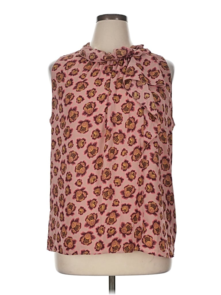 Ann Taylor Sleeveless Blouse In Multi