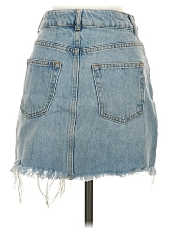 Topshop Denim Skirt (view 2)