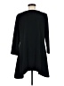 JM Collection Solid Black 3/4 Sleeve Blouse Size M - photo 2