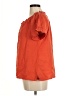 Chico's 100% Cotton Orange Short Sleeve Blouse Size Med (1) - photo 5