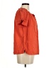Chico's 100% Cotton Orange Short Sleeve Blouse Size Med (1) - photo 4