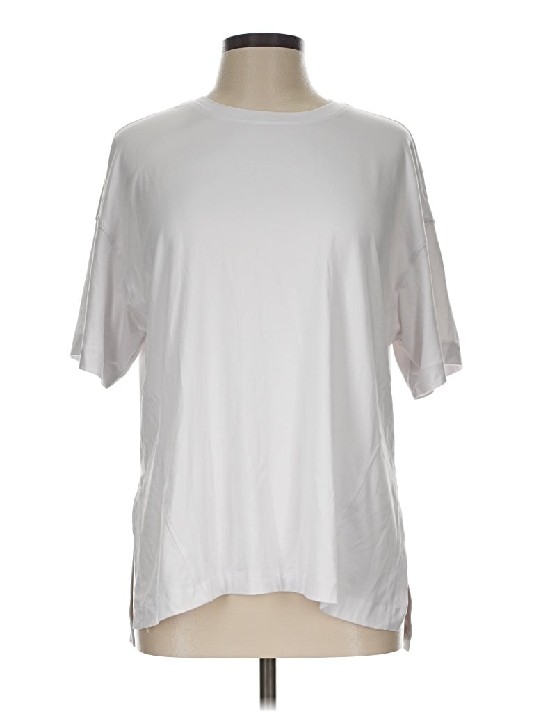 Pre-owned 90 Degree By Reflex Short Sleeve T-shirt In Silver