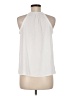 Naked Zebra 100% Polyester White Sleeveless Blouse Size M - photo 2