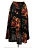 Assorted Brands Floral Black Casual Skirt Size 2X - photo 1