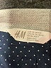 H&M 100% Cotton Solid Gray Blazer Size 8 - 9 - photo 3