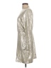 S'edge Metallic Silver Cocktail Dress Size L - photo 5