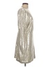 S'edge Metallic Silver Cocktail Dress Size L - photo 4