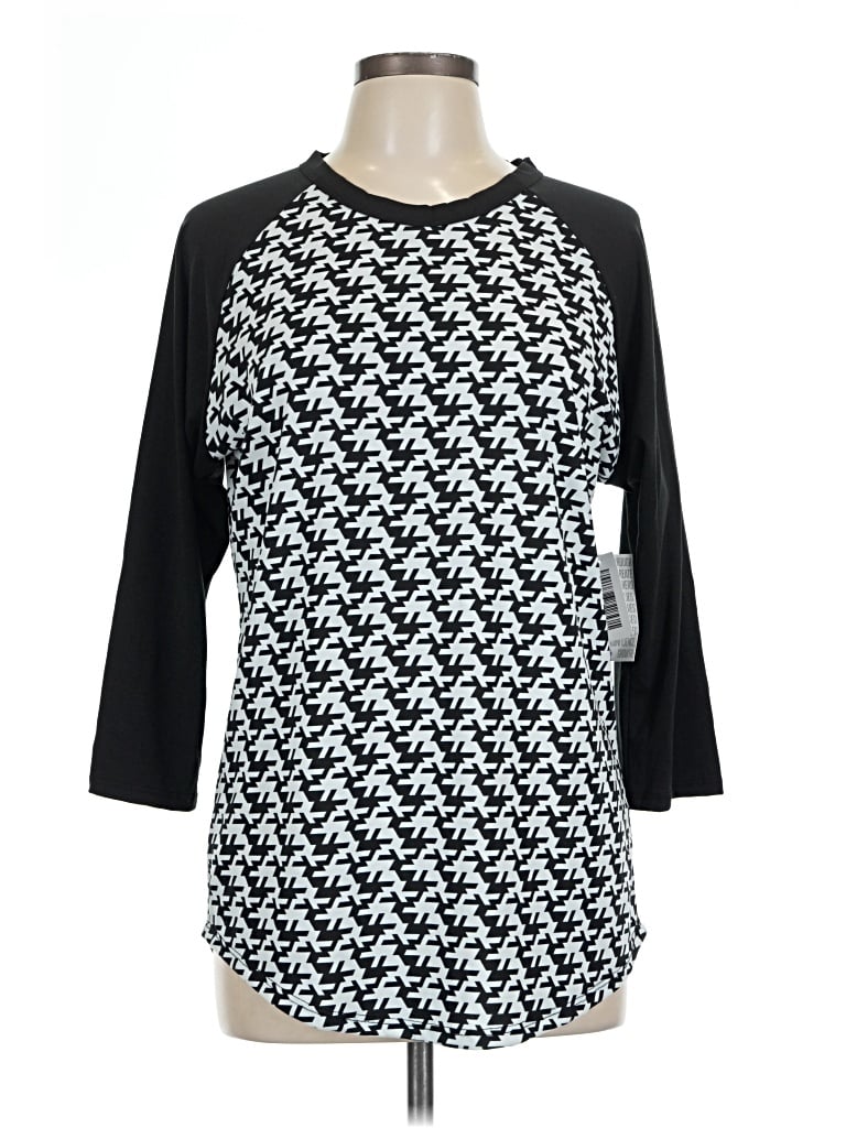 Lularoe 3/4 Sleeve T-shirt In Black