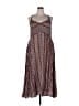 BLOOMCHIC 100% Rayon Print Brown Casual Dress Size 18 - 20 - photo 1