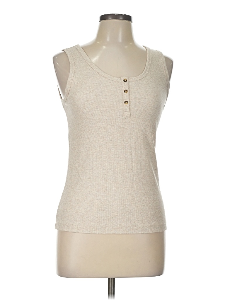 Pre-owned J By Joie Sleeveless T-shirt In Ivory