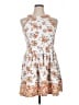 Rewind Floral White Casual Dress Size XL - photo 1