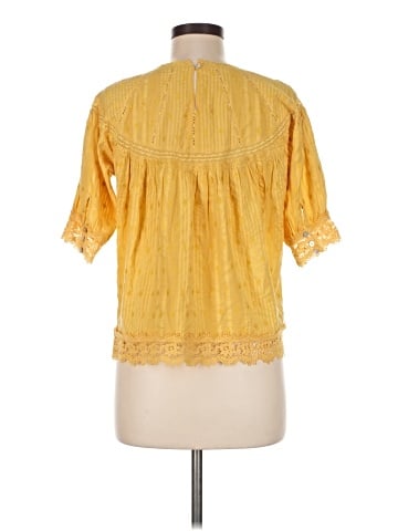 LoveShackFancy Short Sleeve Blouse (view 2)