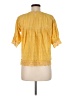 LoveShackFancy Yellow Short Sleeve Blouse Size M (estimated) - photo 2