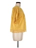 LoveShackFancy Yellow Short Sleeve Blouse Size M (estimated) - photo 4