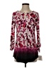 Ellen Tracy Burgundy Long Sleeve Blouse Size S - photo 1