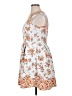 Rewind Floral White Casual Dress Size XL - photo 5