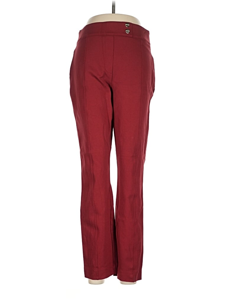 Pre-owned Spanx Dress Pants In Burgundy