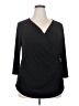 Premise Studio Black 3/4 Sleeve Top Size 2X - photo 1