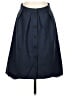 J.Crew 100% Polyester Solid Blue Formal Skirt Size 2 - photo 1