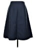 J.Crew 100% Polyester Solid Blue Formal Skirt Size 2 - photo 2