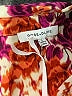 Rose + Olive Floral Ivory Long Sleeve Blouse Size S - photo 7