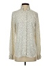Talbots Polka Dots Ivory Long Sleeve Blouse Size S - photo 1