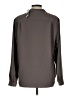 Nine West 100% Polyester Gray Long Sleeve Blouse Size L - photo 2