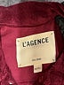 L'Agence Burgundy Jacket Size M - photo 6