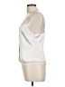Lulus Silver Ivory Sleeveless Blouse Size L - photo 5