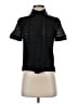 Carlisle 100% Cotton Black Short Sleeve Blouse Size 0 - photo 1