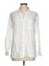 Sigrid Olsen 100% Linen Ivory Long Sleeve Button-Down Shirt Size L - photo 1