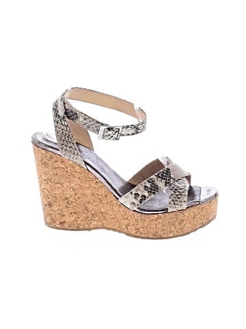 Jimmy Choo Embossed Wedges (view 1)