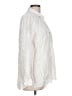 Sigrid Olsen 100% Linen Ivory Long Sleeve Button-Down Shirt Size L - photo 4