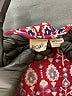 Roxy Graphic Burgundy 3/4 Sleeve Blouse Size XS - photo 7