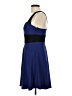 Mystic Color Block Blue Cocktail Dress Size L - photo 5