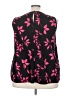Lane Bryant 100% Polyester Black Sleeveless Blouse Size 24 - photo 2