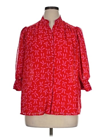 CeCe 3/4 Sleeve Blouse (view 1)