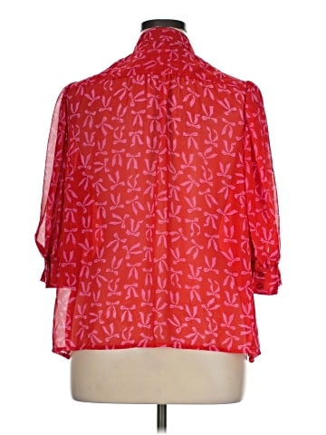CeCe 3/4 Sleeve Blouse (view 2)