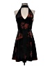 Venus Floral Black Cocktail Dress Size XS - photo 1