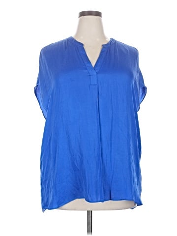 Jones New York Short Sleeve Blouse (view 1)