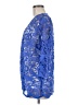 Chico's 100% Polyester Blue Kimono Size Med (1) - photo 5