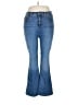 Torrid Hearts Blue Jeans Size 10S - photo 1