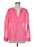 J.Crew 100% Ramie Pink Long Sleeve Blouse Size M - photo 1