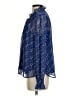 Ann Taylor LOFT 100% Polyester Blue Long Sleeve Blouse Size S - photo 5